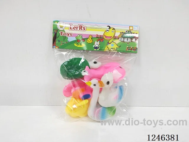 Rubber-moulded Sea Creatures 6PCS