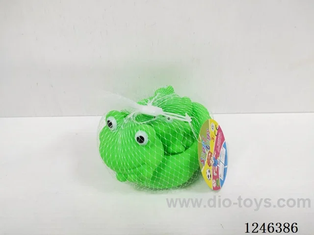 Rubber-moulded Large Frog. Parent and Child