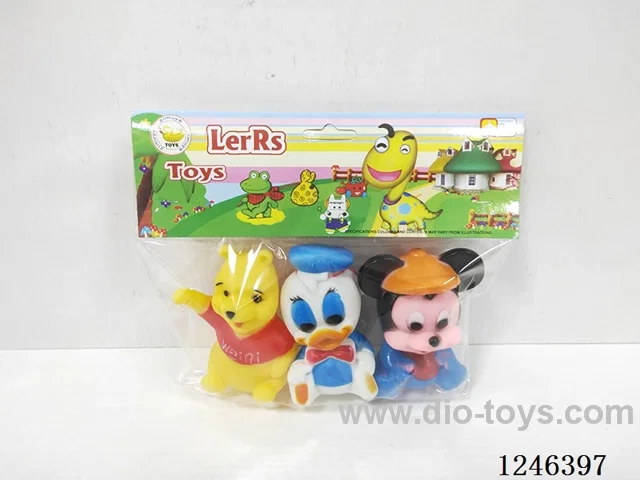Rubber-moulded Disney 3PCS
