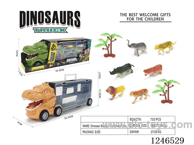 Free wheel - Jurassic Dinosaur Storage Car
