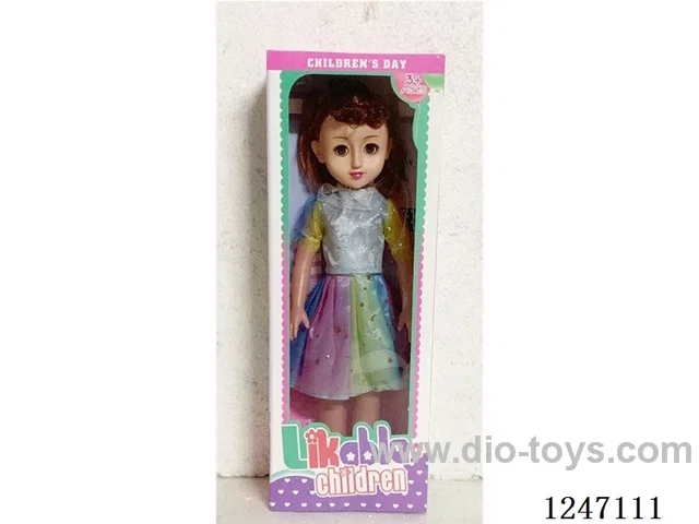18 inch doll Multi-colour mixed packaging with IC (LR44 battery *2)