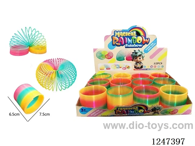 12pcs Transparent Rainbow Rings