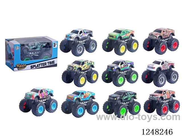 pull back tin car 10 mixed
