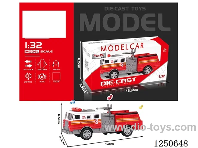 1:32 alloy car included battery W L/M