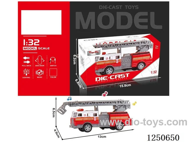 1:32 alloy car included battery W L/M