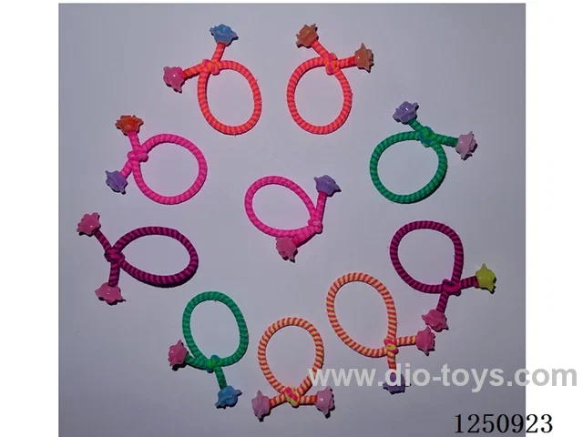 Flower hair tie