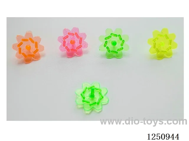 Transparent mini spinning top