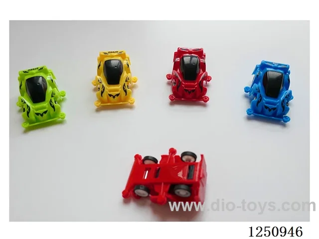 Pull back four-wheel drive car