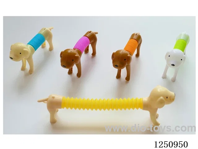 Retractable dog toy