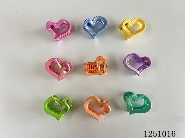 Pearlescent Heart Hair Clip