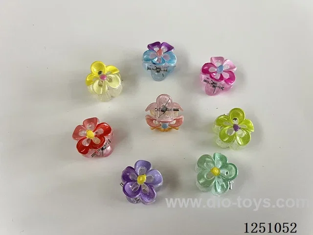 Printed Floral Hair Clip