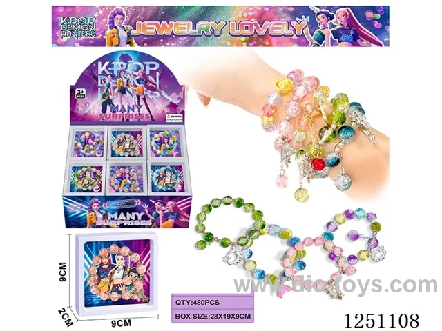 Crystal Bead Chain Bracelet Accessories (24PCS)