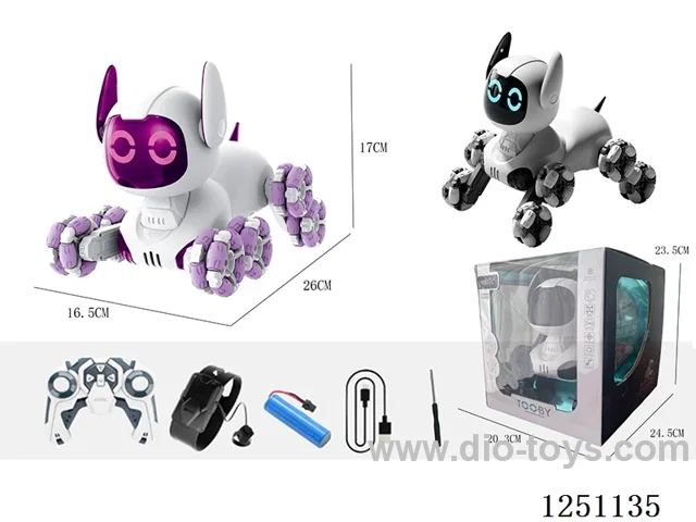 RC 8CH Dual Modes Robot Dog with L&M in window box