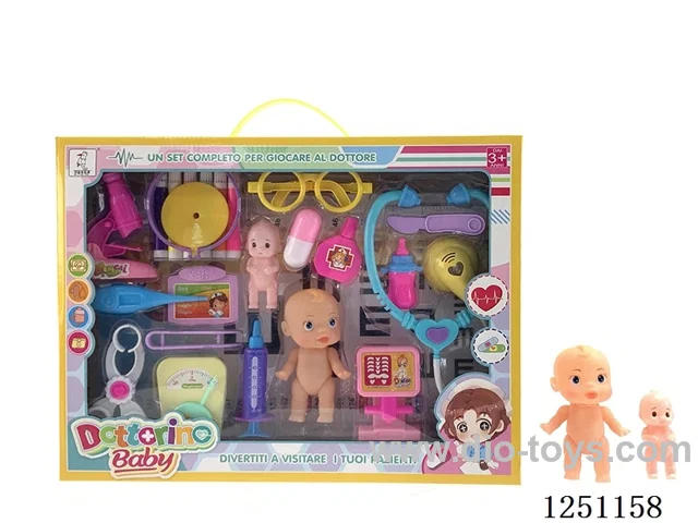 27-inch Vision Chart Medical set(including IC stethoscope) - 5 inch doll