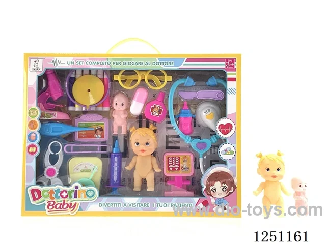 27-inch Vision Chart Medical set - 5.5 inch doll