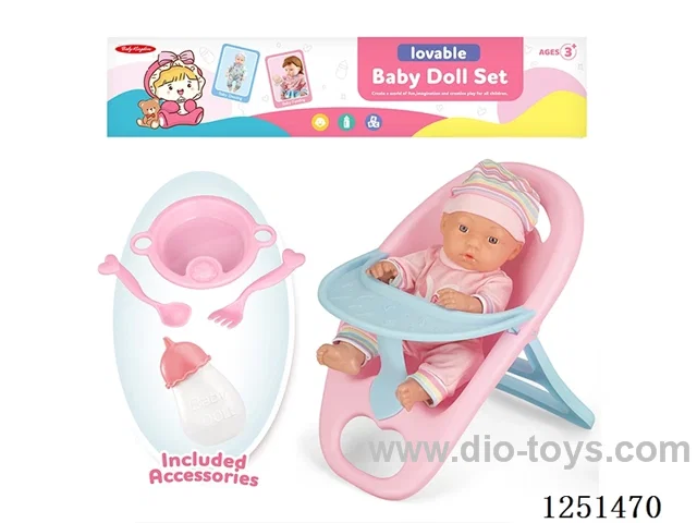 12 inch doll set with IC included battery 3*AG13