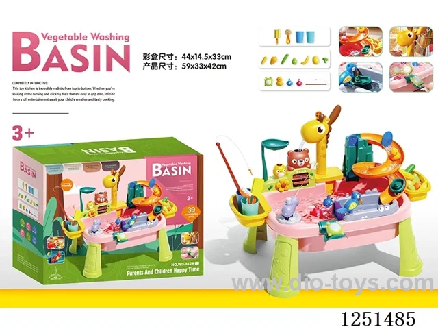 Manual water playground washbasin