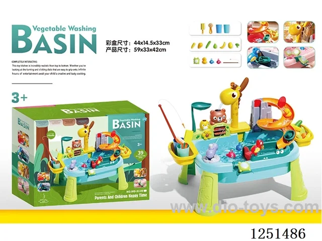 Manual water playground washbasin