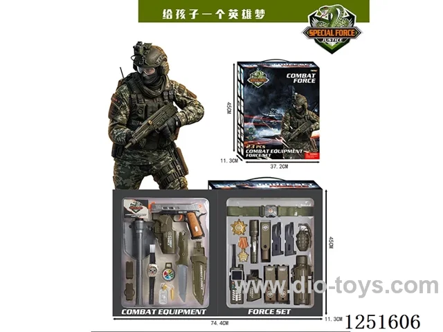 Military Role Play Set Included Battery