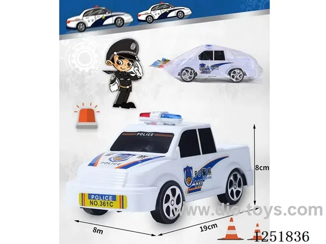 free wheel Police Car