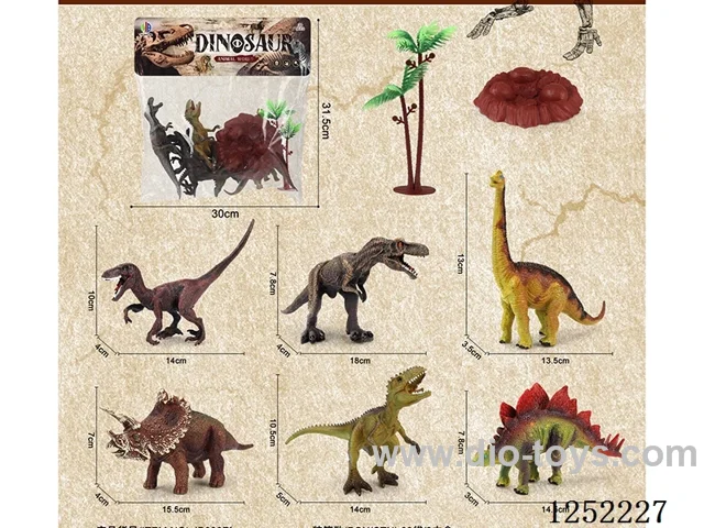 6 only Simulation Dinosaurs