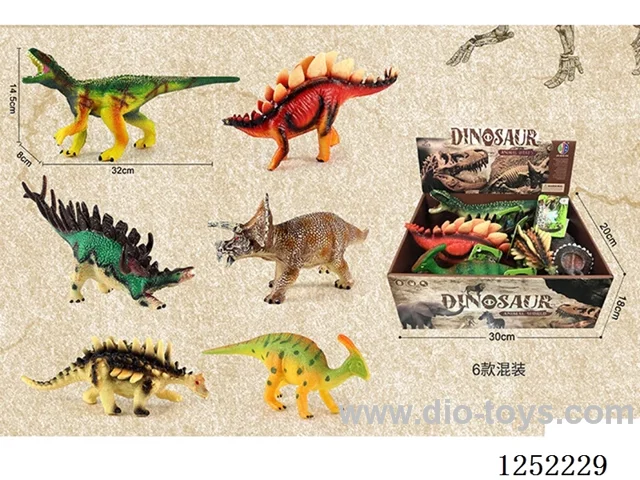 Dinosaurs 6PCS 6 models mixed pack