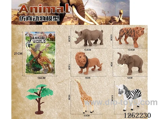 6 small animals mixed pack