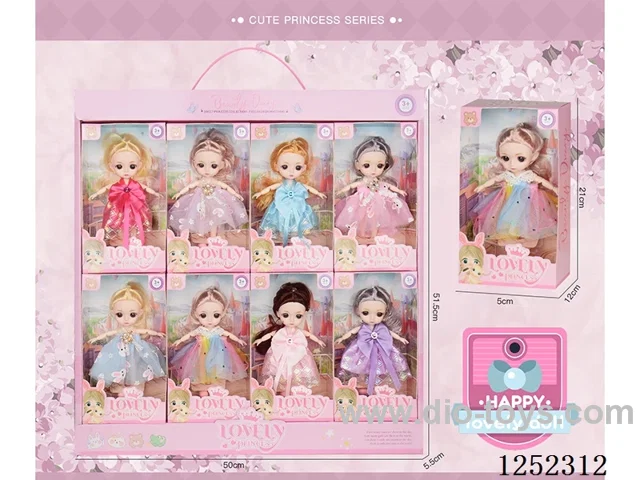 6 inch Barbie 8PCS
