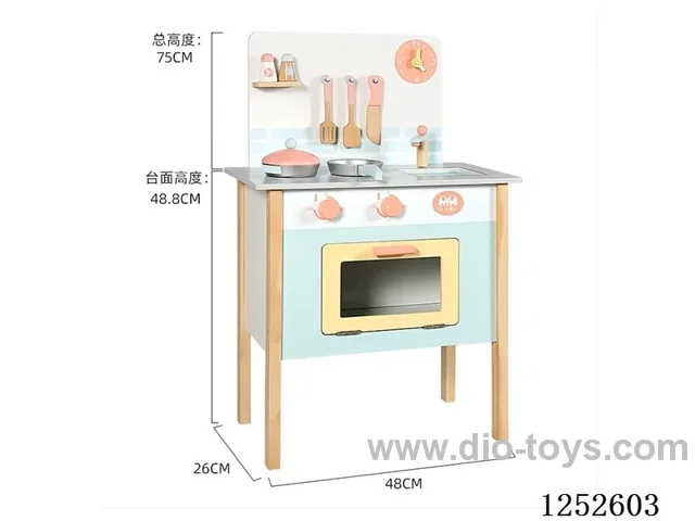 Wooden toy - Colourful Kitchen-Blue