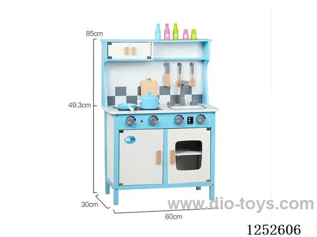 Wooden toy - Blue Kitchen
