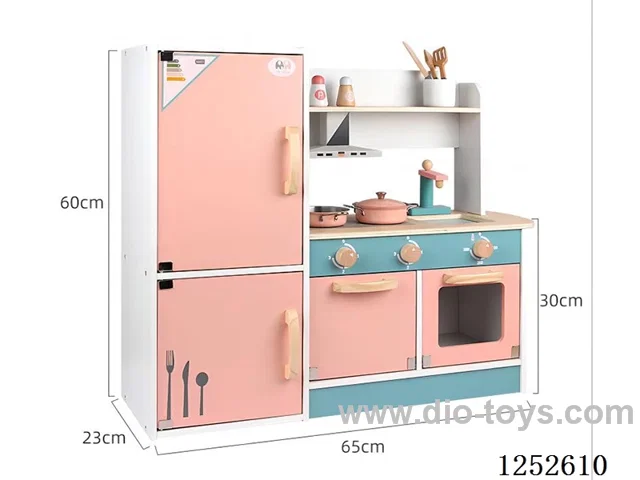 Wooden toy - Fridge Kitchen Model D