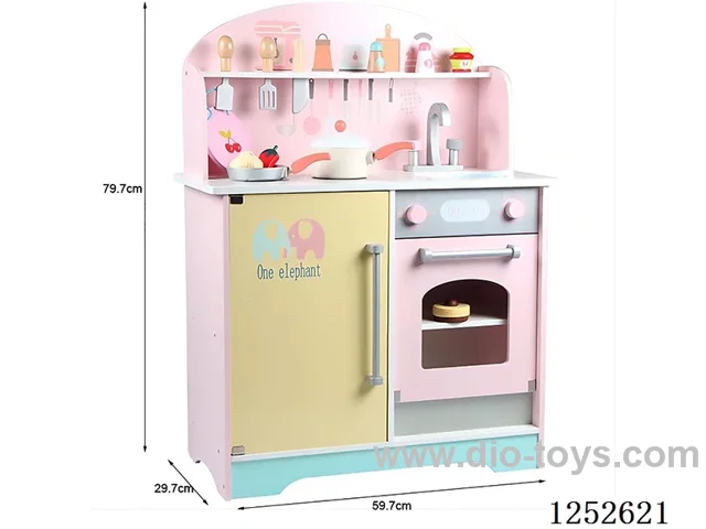 Wooden toy - Japanese Kitchen F-Pink