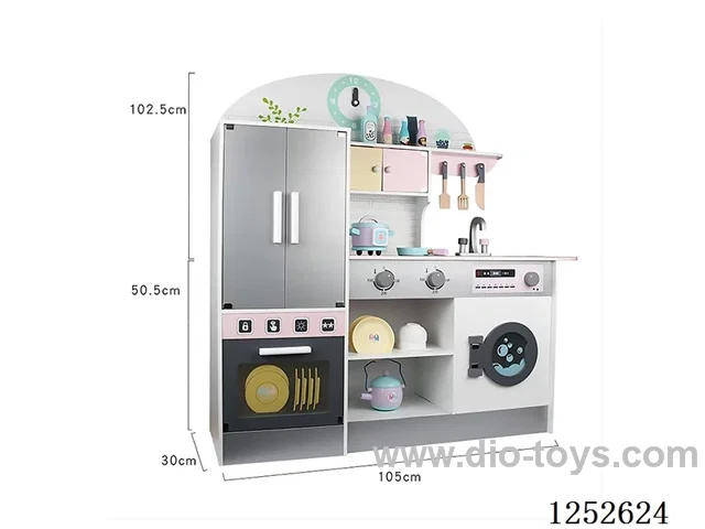 Wooden toy - Refrigerator Kitchen C