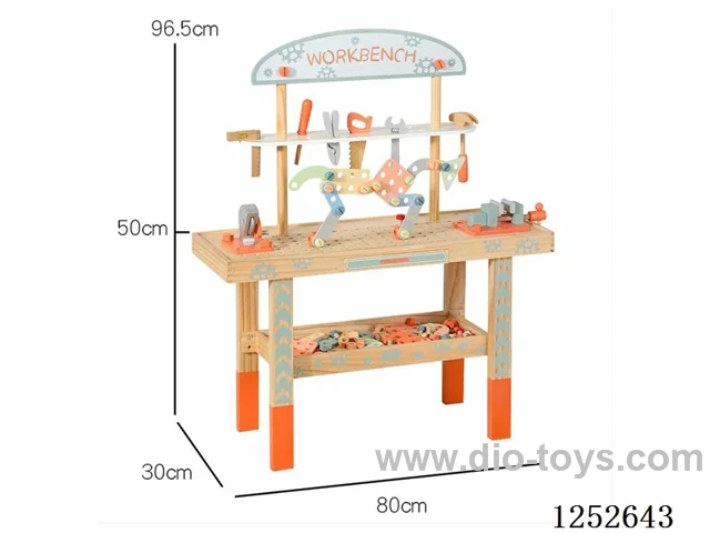 Wooden toy - Large Orange Tool Counter
