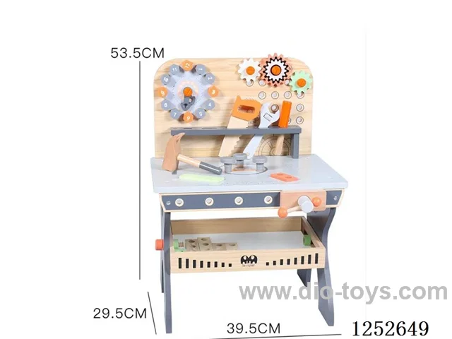 Wooden toy - Clock Tool Counter
