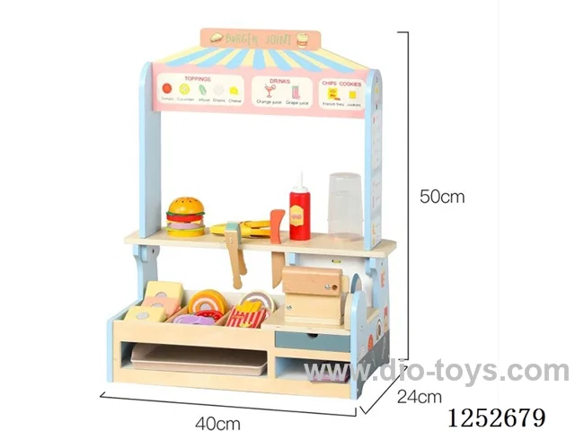 Wooden toy - Fruit Stalls