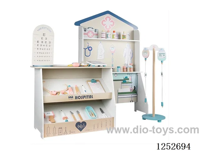 Wooden toy - Cleaning Cart