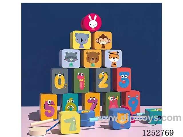 Wooden toy - Smiley Towers