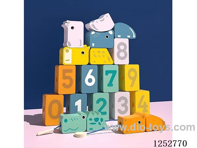Wooden toy - Cylinder Sockets for Montessori Teaching Aids