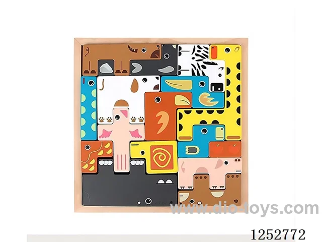 Wooden toy - Geometric Height Matching
