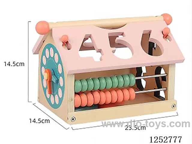Wooden toy - shape puzzle board