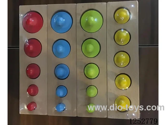 Wooden toy - Montessori teaching aids triangle