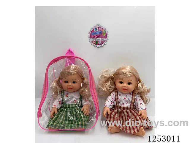 13 inch doll with 4 sound in PVC bag