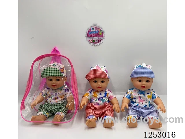 13 inch doll with 4 sound in PVC bag