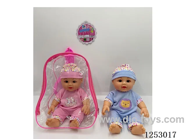 13 inch doll with 4 sound in PVC bag