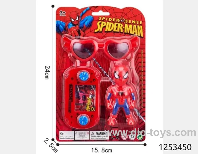 Water machine + Spider-Man + spectacles