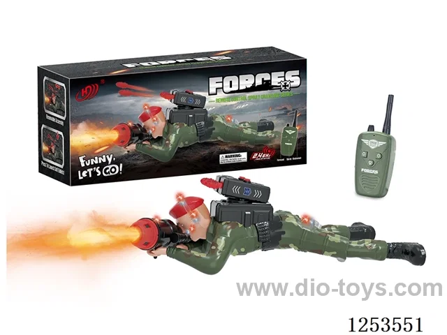 Remote Control Spray Crawling Soldier not included battery