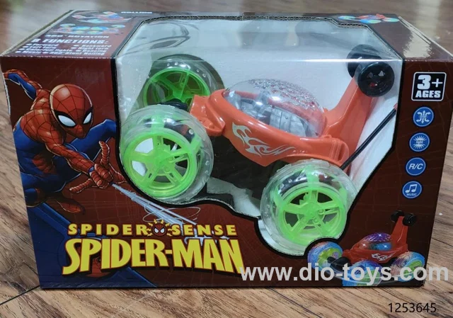 rc stunt car with 3D light included battery