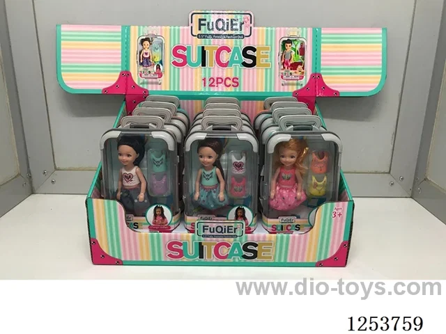 suitcase doll set