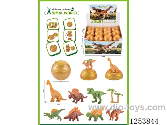 Dinosaur Land Mini Scene Twister 24PCS